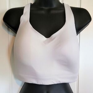 36DD Athleta Racerback White Sports Bra